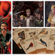Art and images from Echoes of Immortality (Nocturion), The Walking Dead: Something to Fear, Courts of the Shadow Fey, and Wingspan.